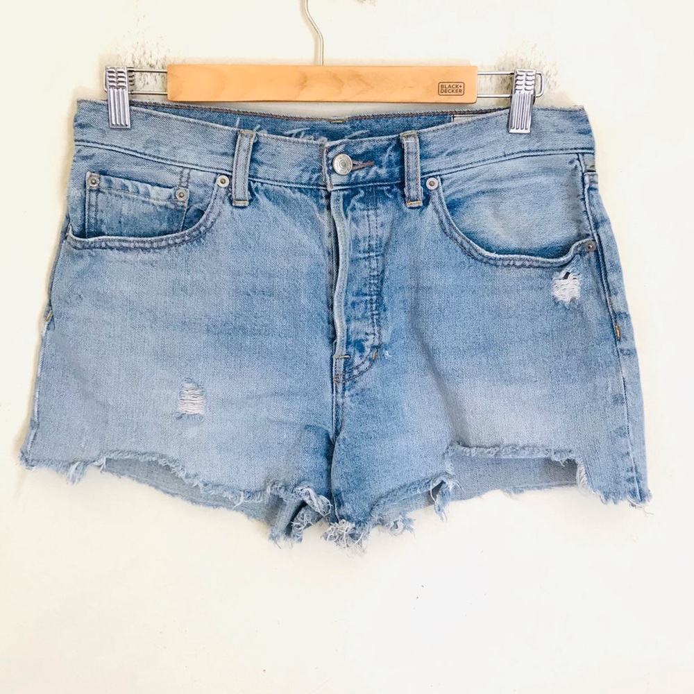 Free People We The Free Sofia Jean Shorts 30
